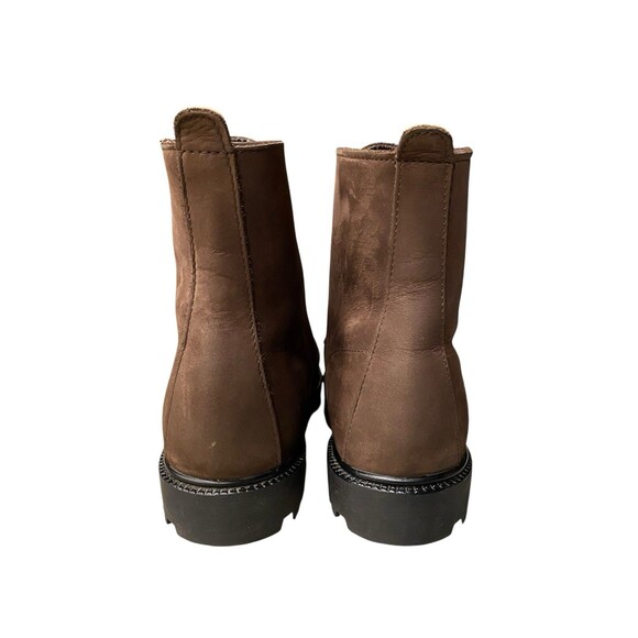 Timberland Men's 6-Inch Waterproof Nubuck Leather Boots Dark Brown Work 11M - Picture 6 of 9